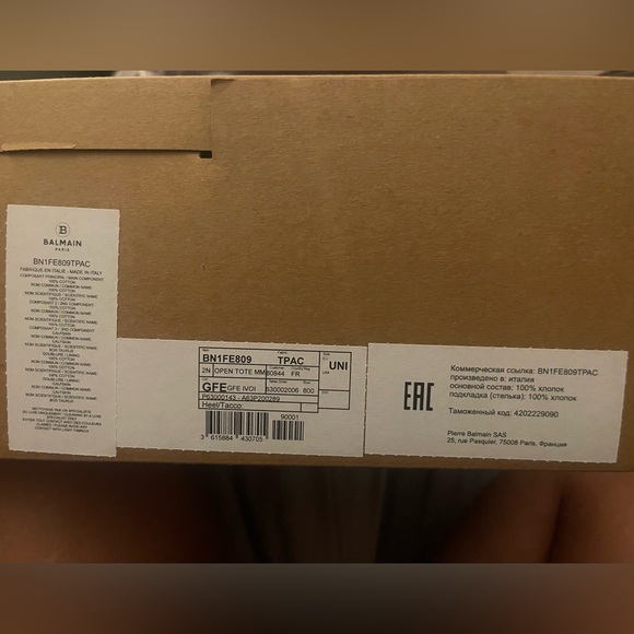 Balmain B-army logo-embroidered tote - Picture 4 of 5